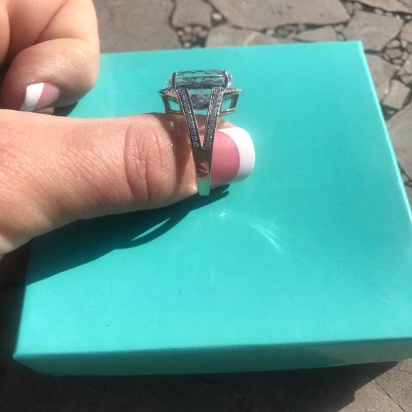 CUSTOM Kunzite and Diamond Ring 💍 - Picture 7 of 8